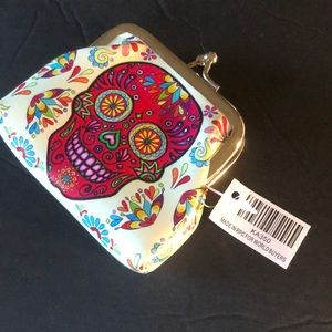 Sugar Skull Bags - 🍁3/$16 Daisy Sugar Skull Coin Purse Sugar Skull Bags - 🍁3/$16 Daisy Sugar Skull Coin Purse